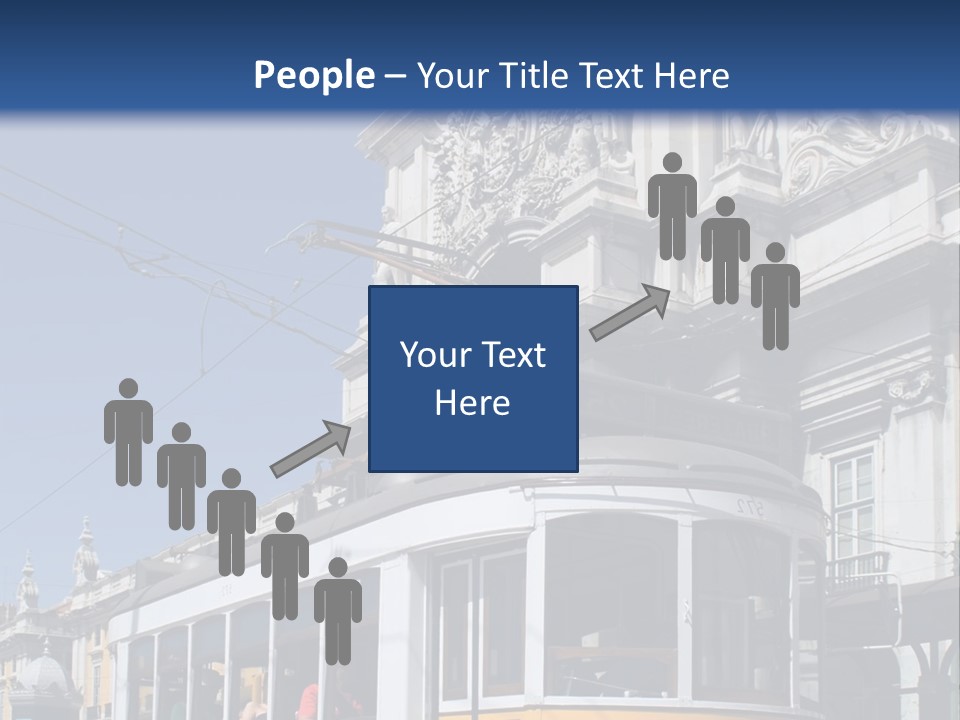 Downtown Monument Plaza PowerPoint Template