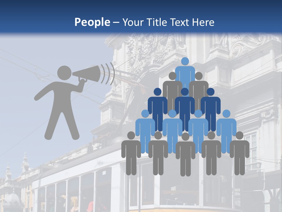 Downtown Monument Plaza PowerPoint Template