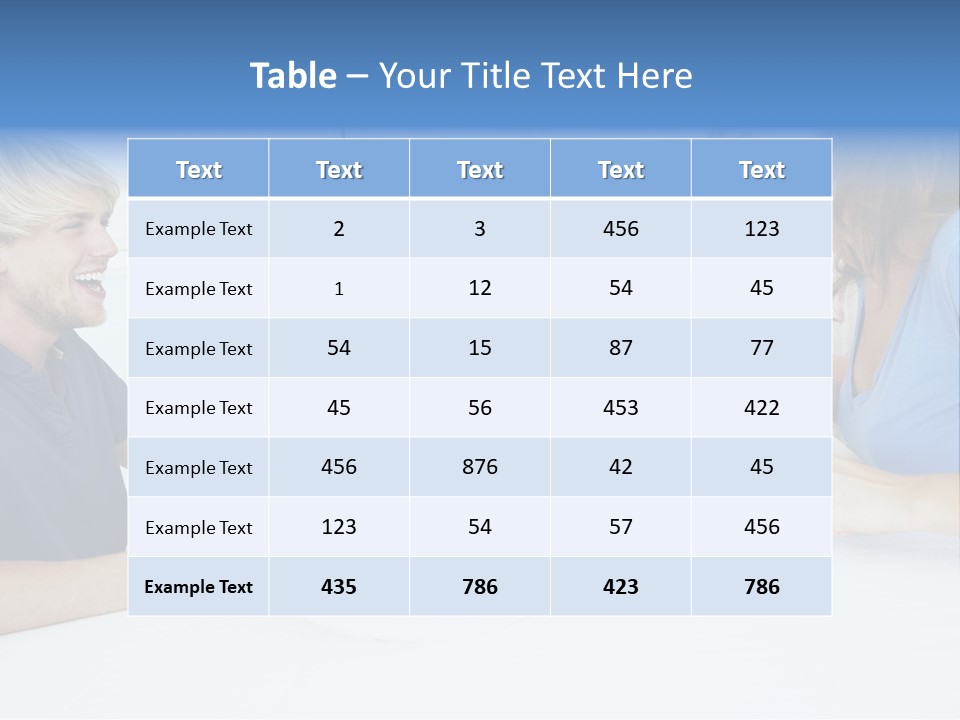 A Group Of People Sitting Around A Table Eating Food PowerPoint Template