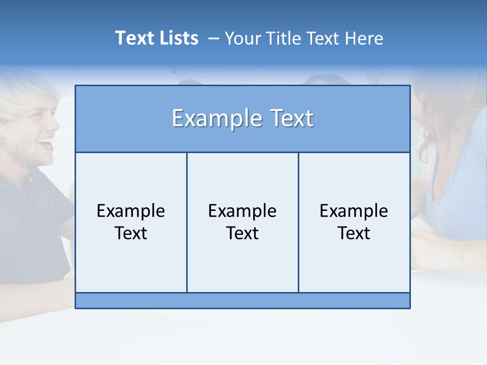 A Group Of People Sitting Around A Table Eating Food PowerPoint Template