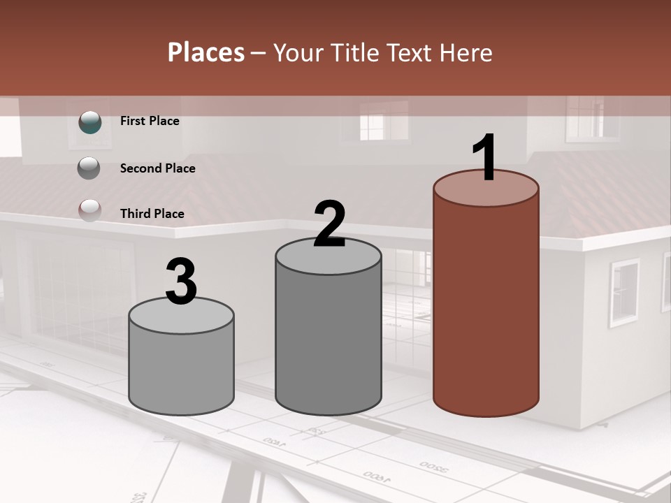 Layout Residential Edifice PowerPoint Template