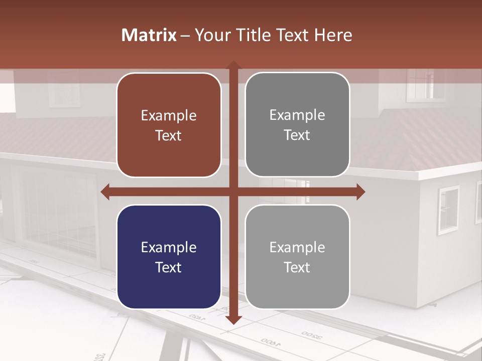 Layout Residential Edifice PowerPoint Template
