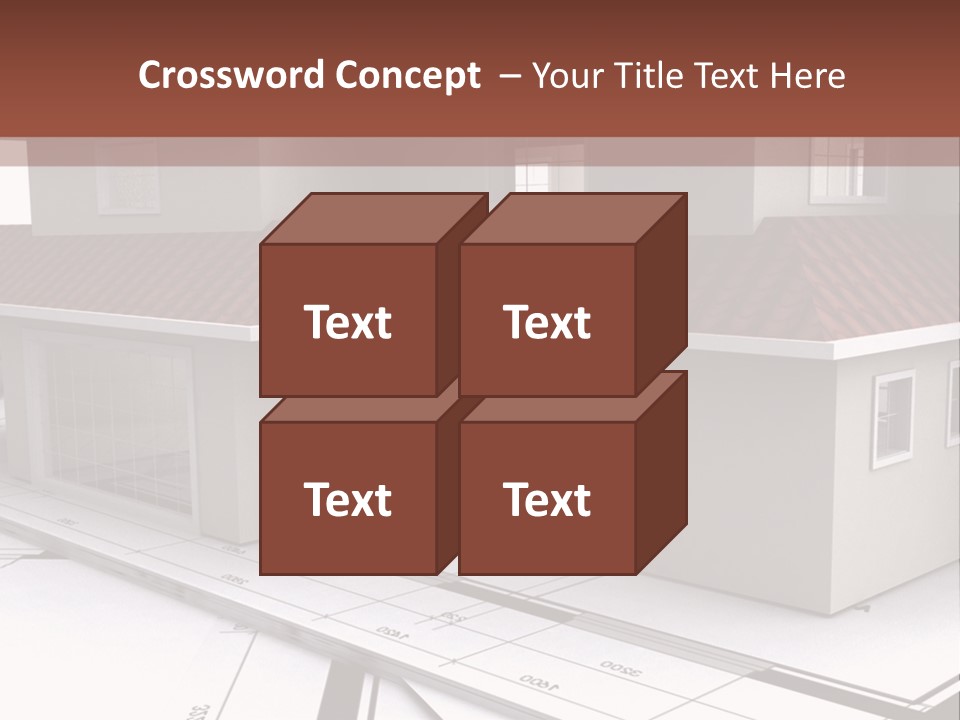 Layout Residential Edifice PowerPoint Template