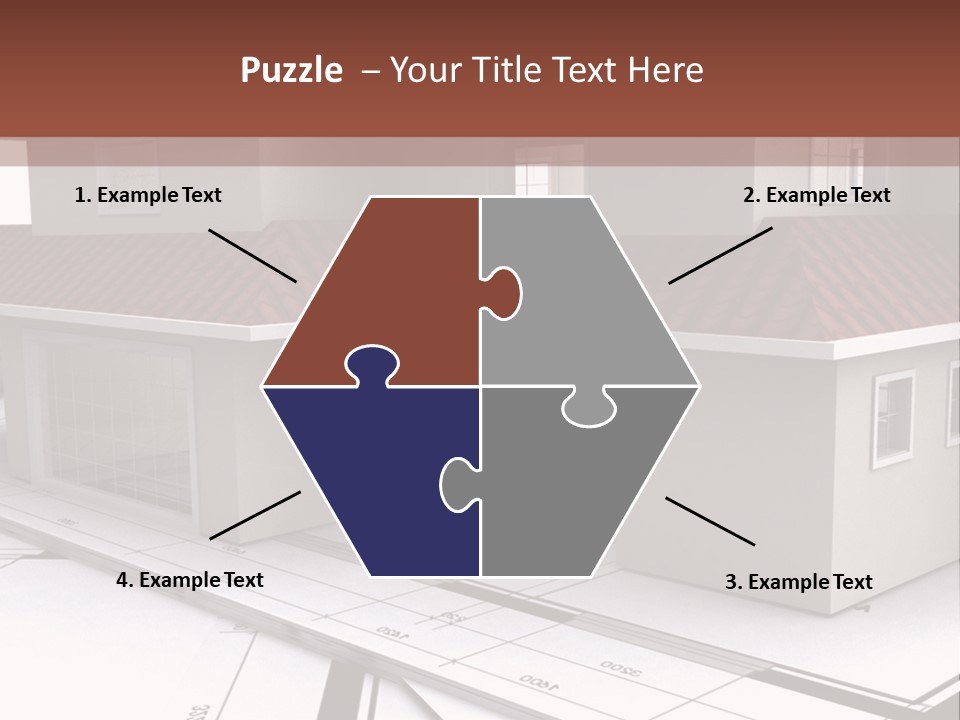 Layout Residential Edifice PowerPoint Template