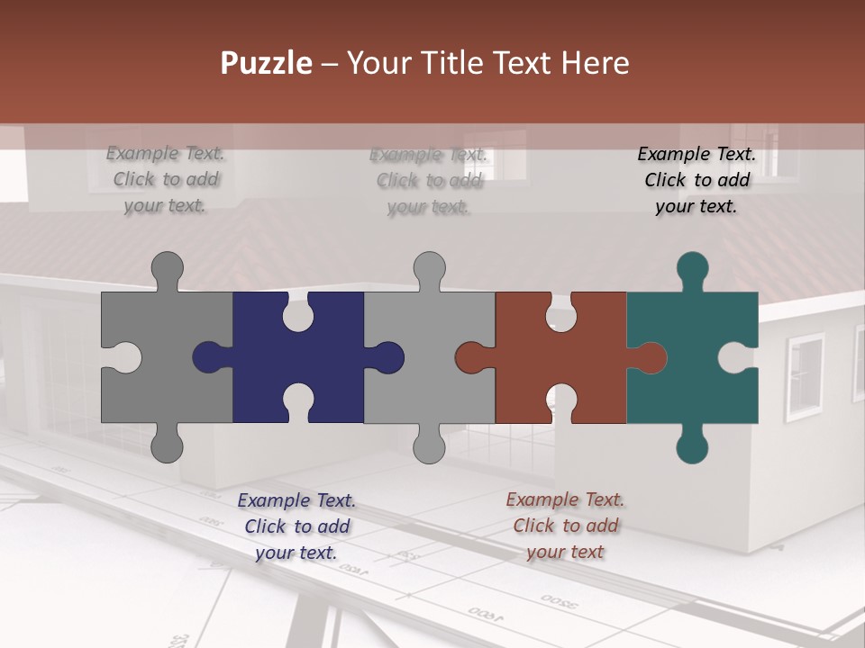 Layout Residential Edifice PowerPoint Template