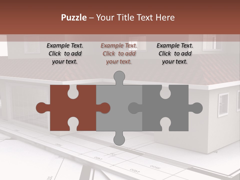 Layout Residential Edifice PowerPoint Template