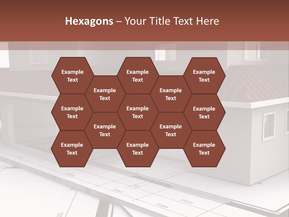 Layout Residential Edifice PowerPoint Template