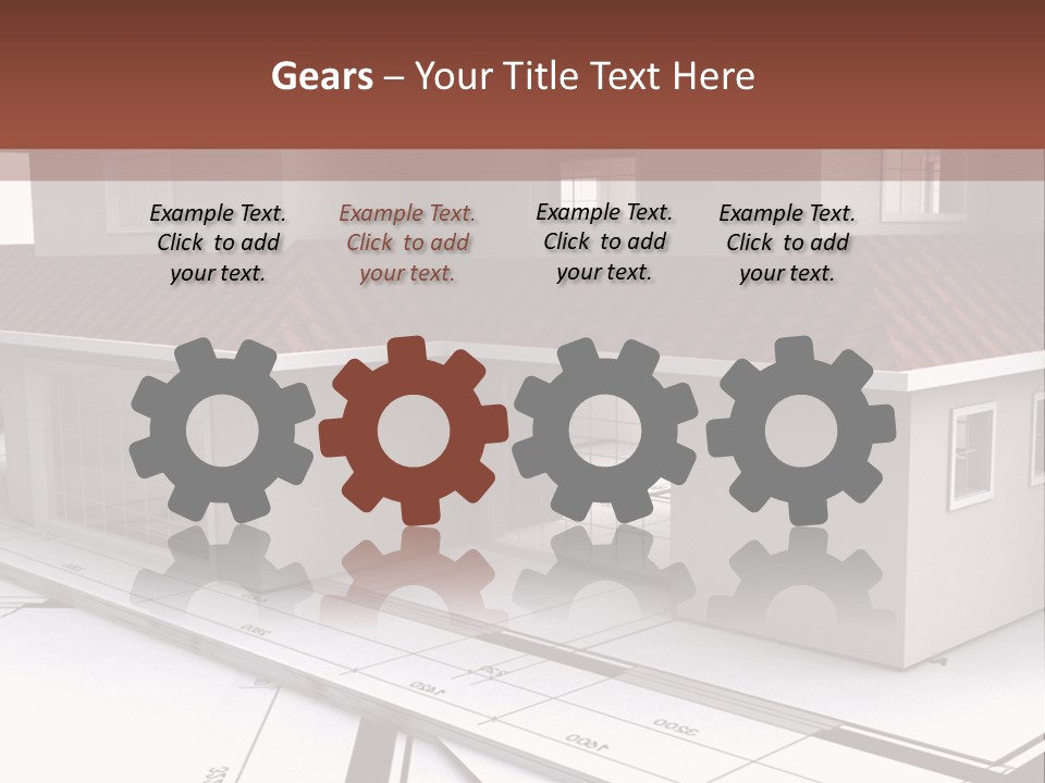 Layout Residential Edifice PowerPoint Template