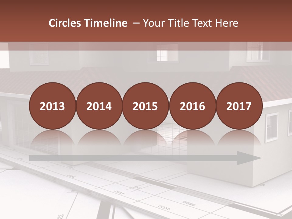 Layout Residential Edifice PowerPoint Template