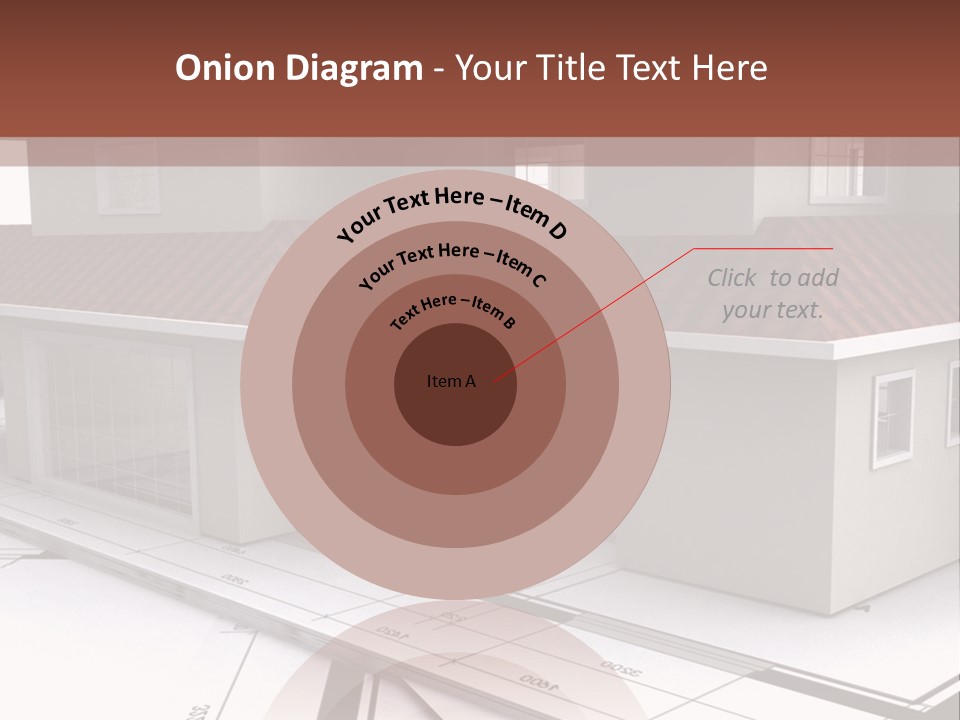 Layout Residential Edifice PowerPoint Template
