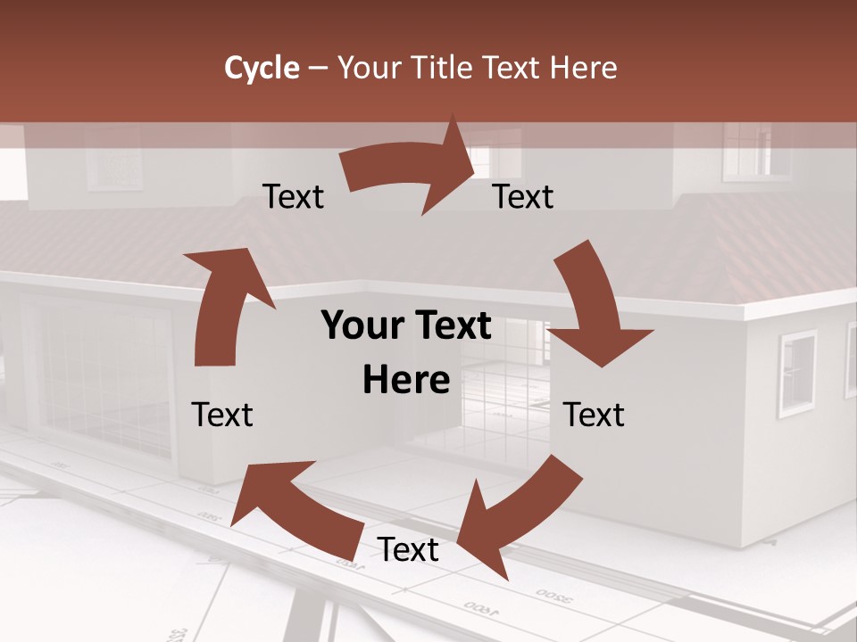 Layout Residential Edifice PowerPoint Template