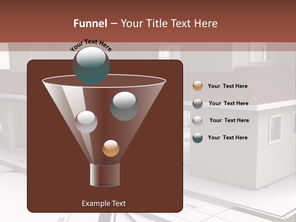 Layout Residential Edifice PowerPoint Template