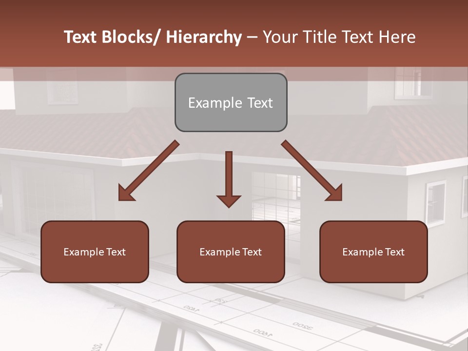 Layout Residential Edifice PowerPoint Template