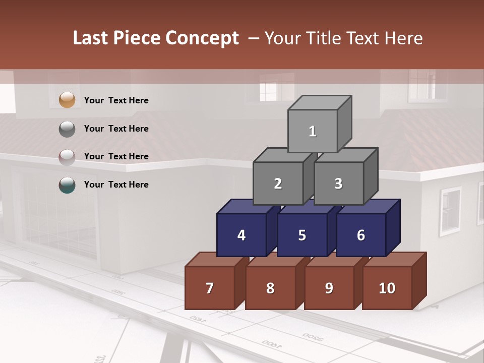 Layout Residential Edifice PowerPoint Template