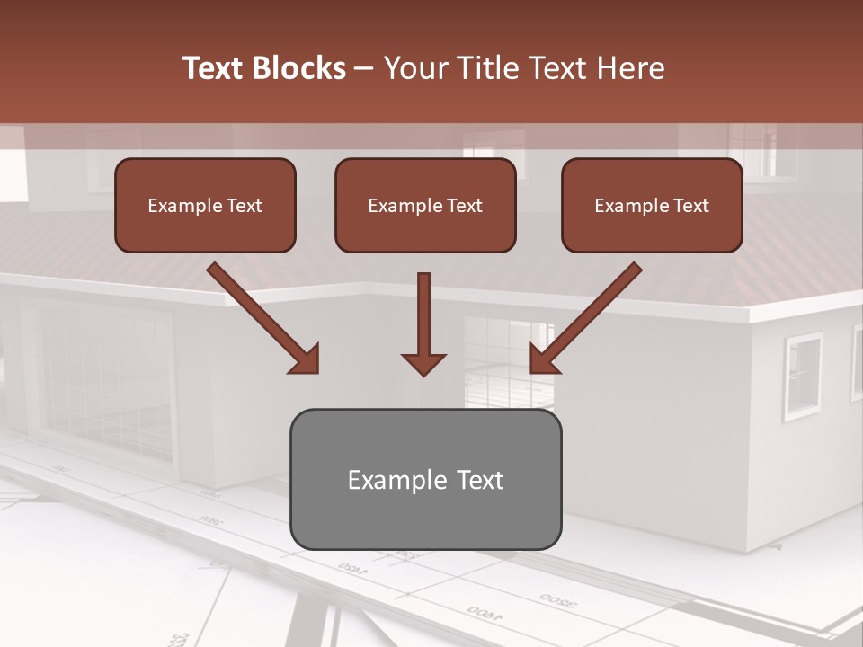 Layout Residential Edifice PowerPoint Template
