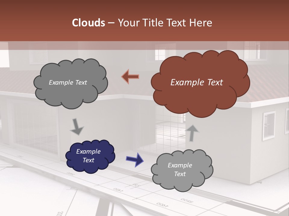 Layout Residential Edifice PowerPoint Template