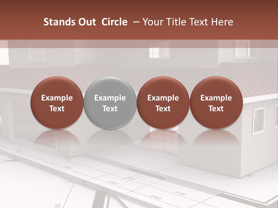 Layout Residential Edifice PowerPoint Template