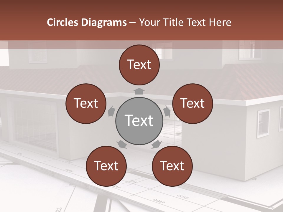 Layout Residential Edifice PowerPoint Template