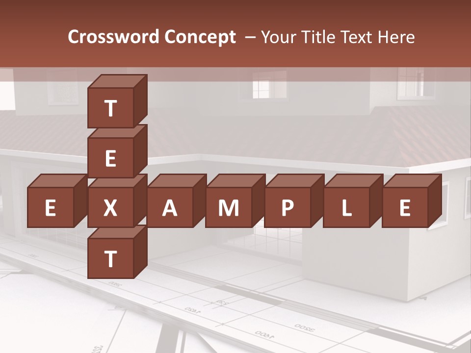 Layout Residential Edifice PowerPoint Template