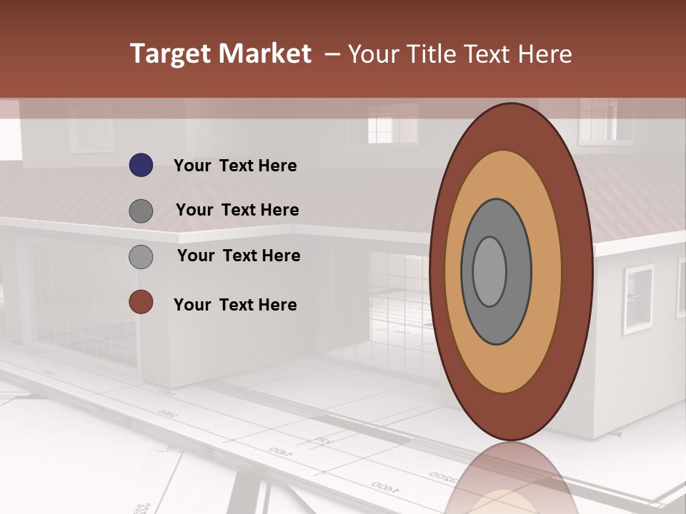 Layout Residential Edifice PowerPoint Template