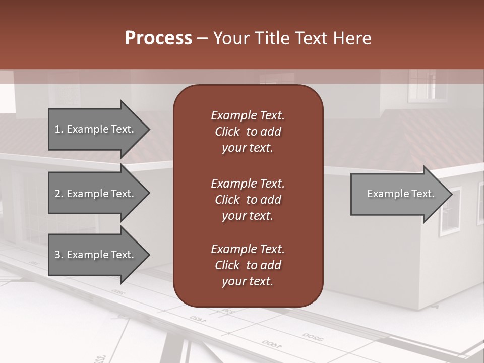 Layout Residential Edifice PowerPoint Template
