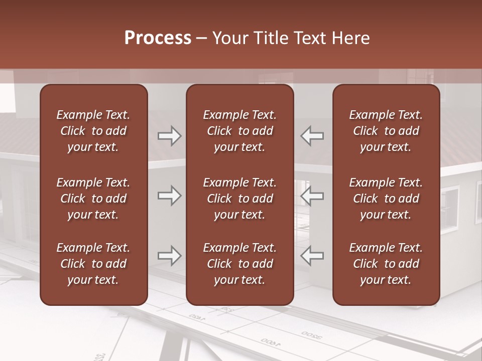 Layout Residential Edifice PowerPoint Template