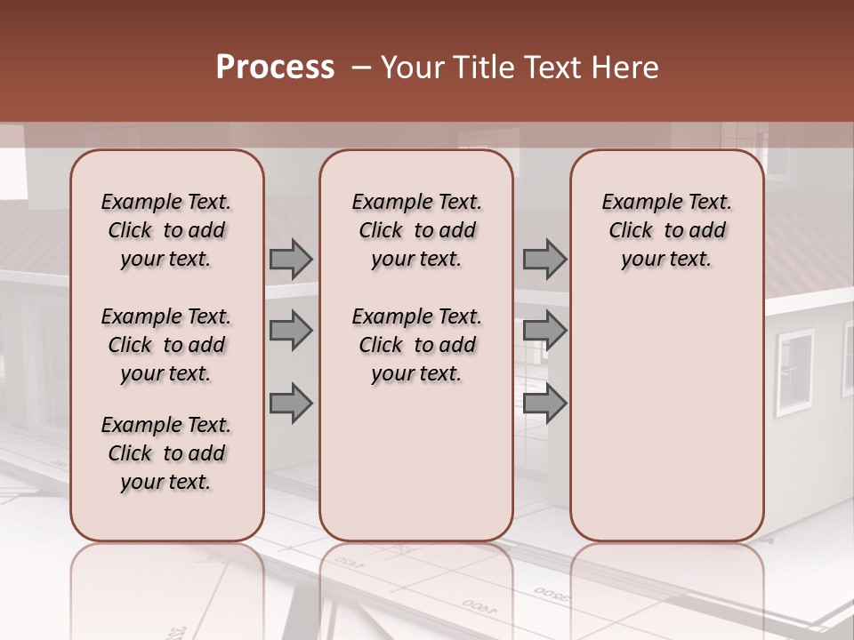Layout Residential Edifice PowerPoint Template