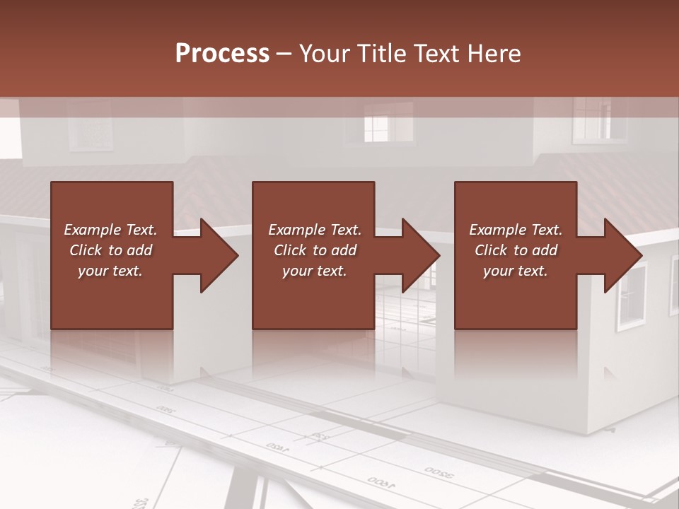 Layout Residential Edifice PowerPoint Template