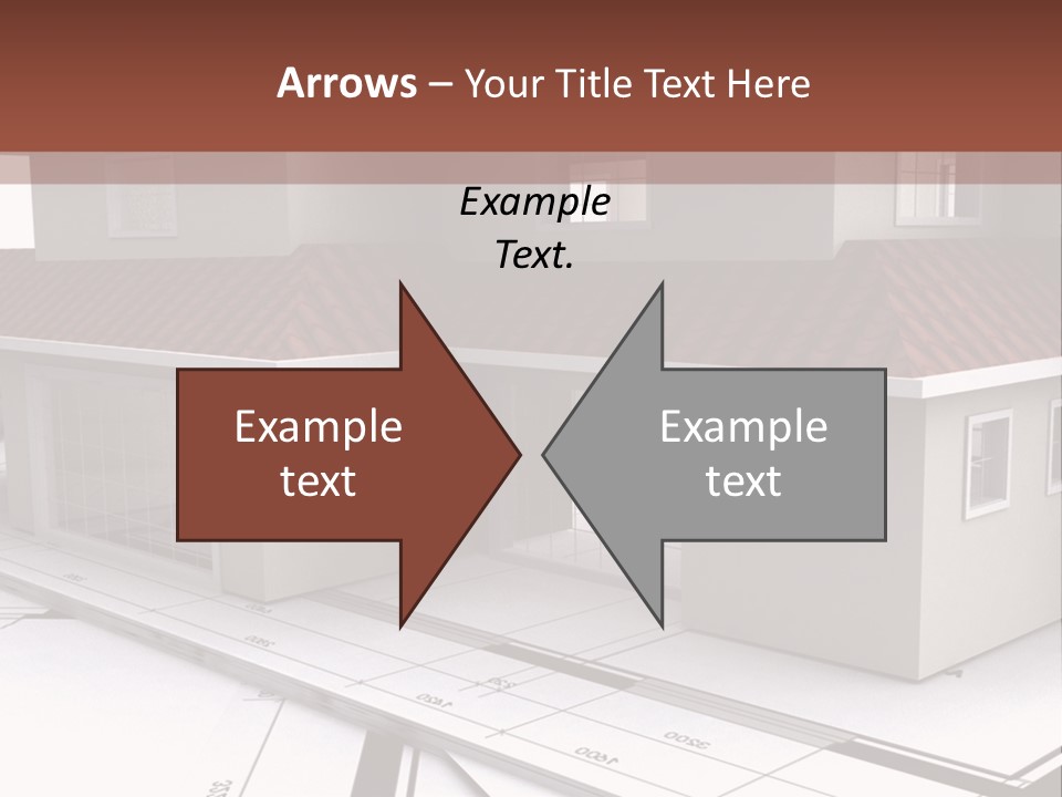 Layout Residential Edifice PowerPoint Template
