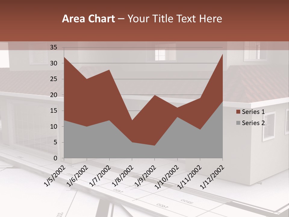 Layout Residential Edifice PowerPoint Template