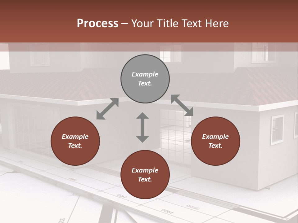 Layout Residential Edifice PowerPoint Template