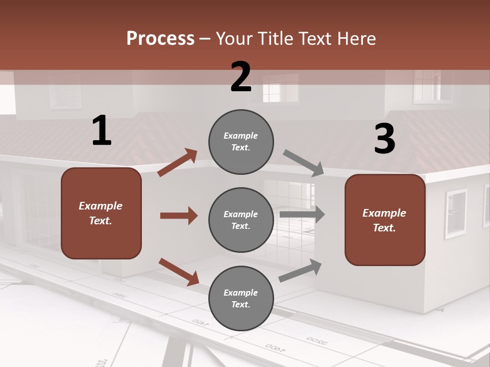 Layout Residential Edifice PowerPoint Template