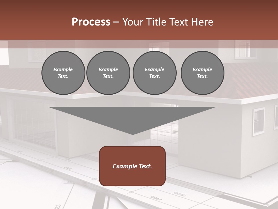Layout Residential Edifice PowerPoint Template