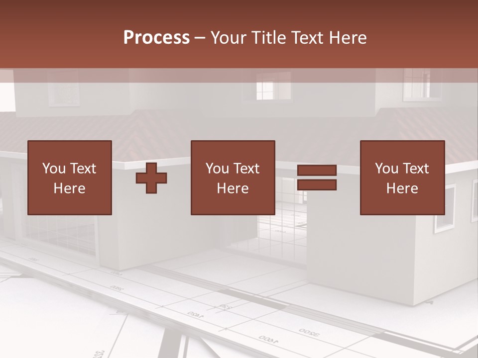 Layout Residential Edifice PowerPoint Template