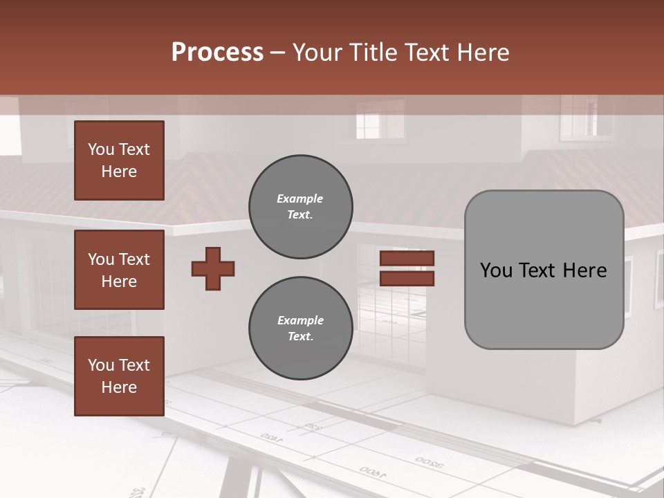 Layout Residential Edifice PowerPoint Template