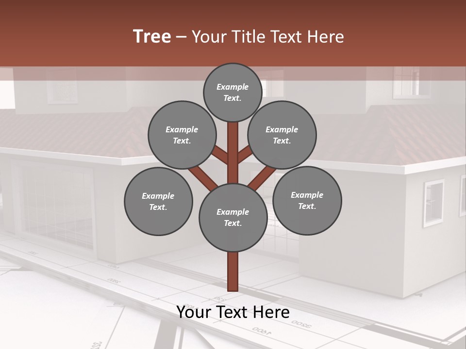 Layout Residential Edifice PowerPoint Template