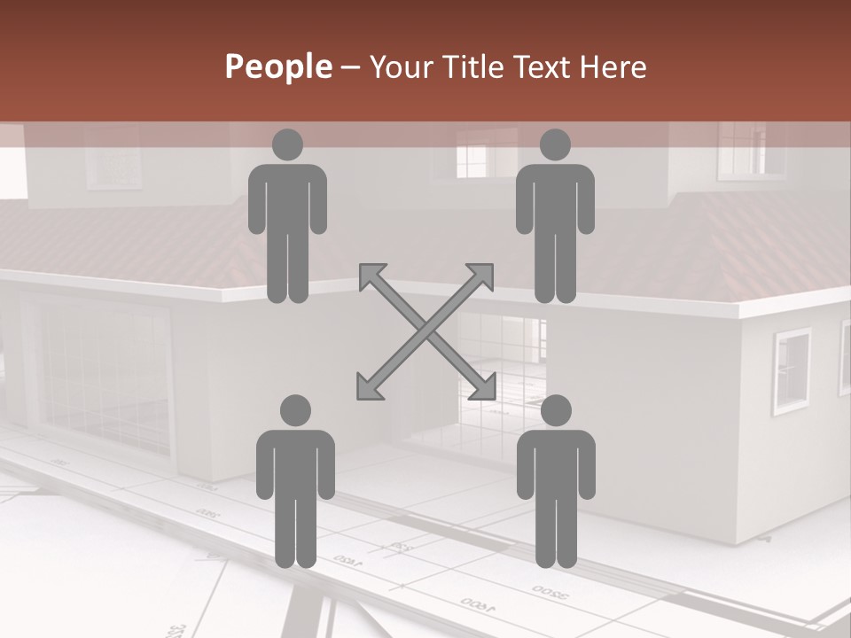 Layout Residential Edifice PowerPoint Template