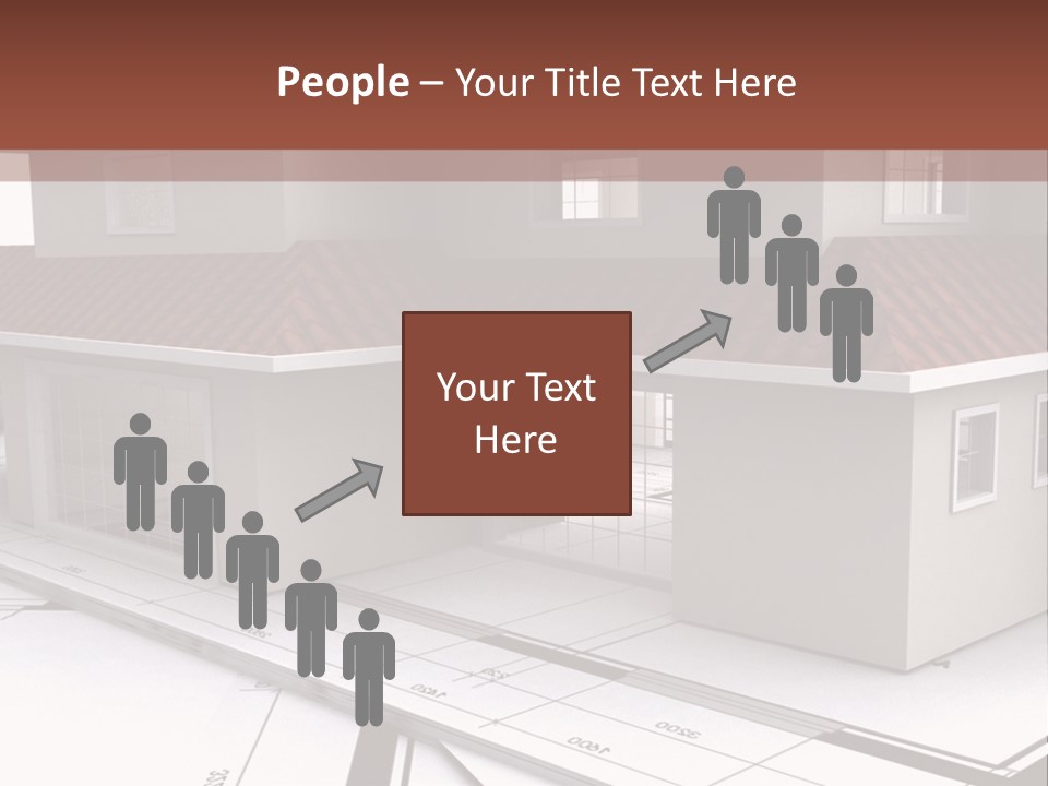 Layout Residential Edifice PowerPoint Template