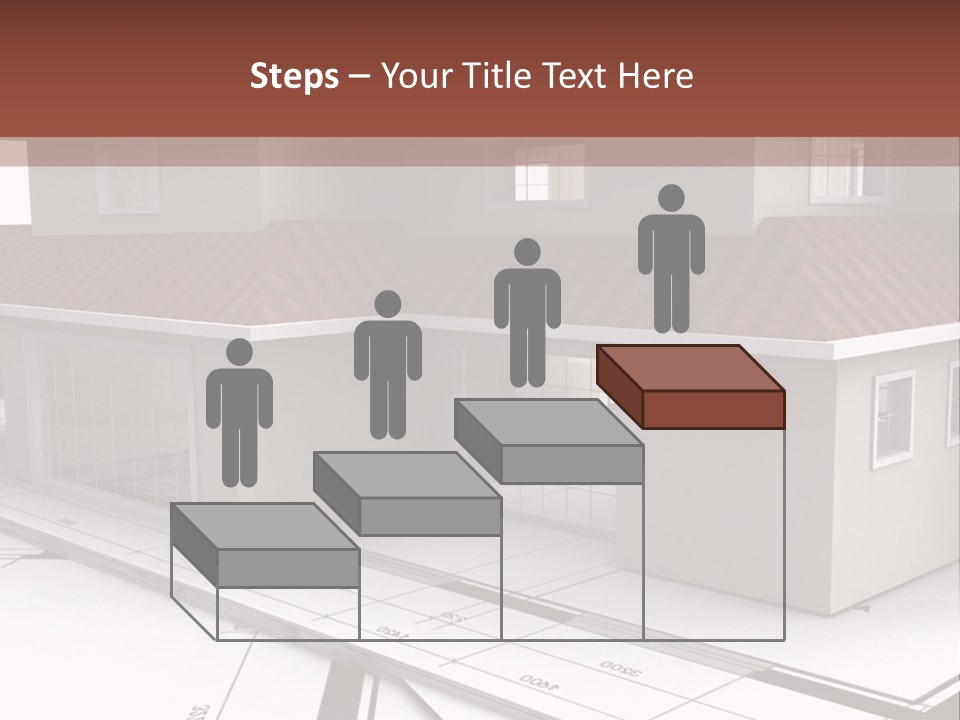 Layout Residential Edifice PowerPoint Template