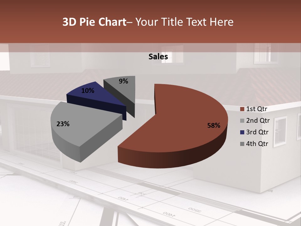 Layout Residential Edifice PowerPoint Template