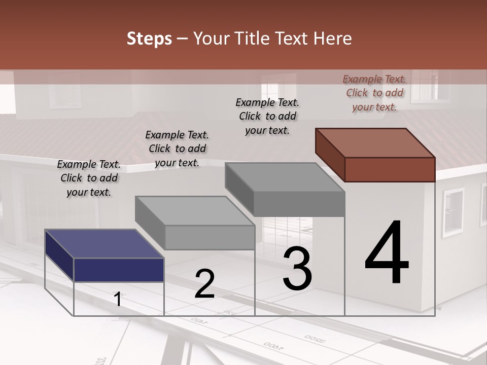 Layout Residential Edifice PowerPoint Template