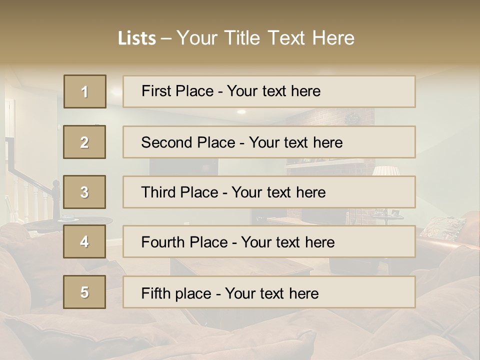 Fixtures Architecture Carpet PowerPoint Template