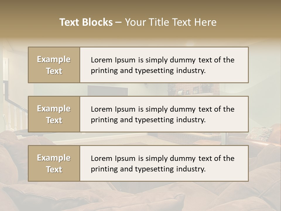 Fixtures Architecture Carpet PowerPoint Template