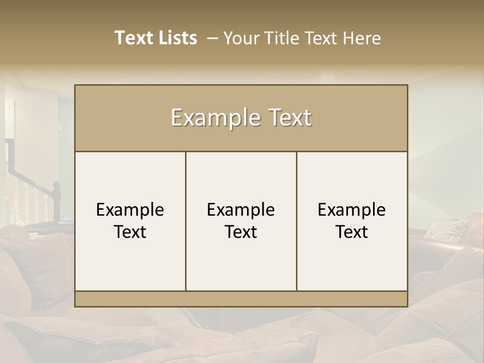 Fixtures Architecture Carpet PowerPoint Template