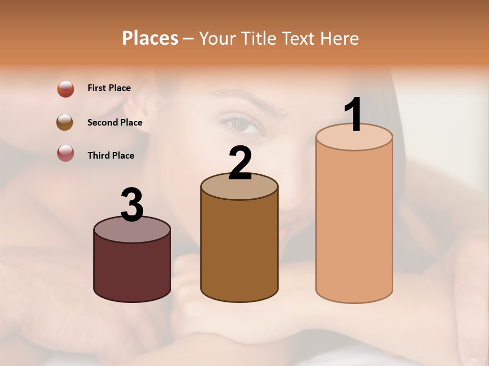 A Man And A Woman Laying On Top Of A Bed PowerPoint Template