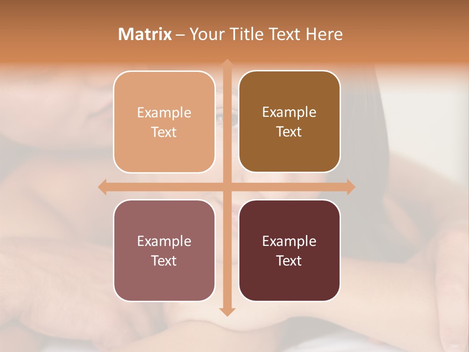 A Man And A Woman Laying On Top Of A Bed PowerPoint Template