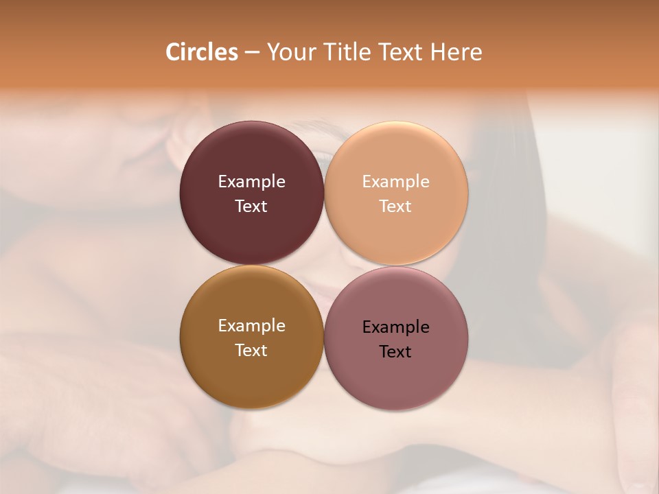 A Man And A Woman Laying On Top Of A Bed PowerPoint Template