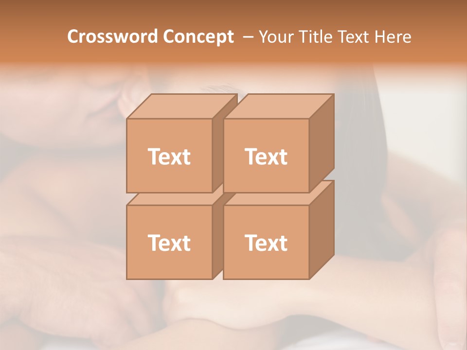 A Man And A Woman Laying On Top Of A Bed PowerPoint Template