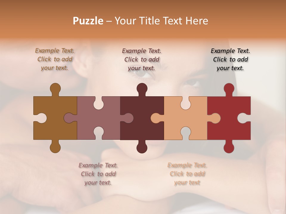 A Man And A Woman Laying On Top Of A Bed PowerPoint Template