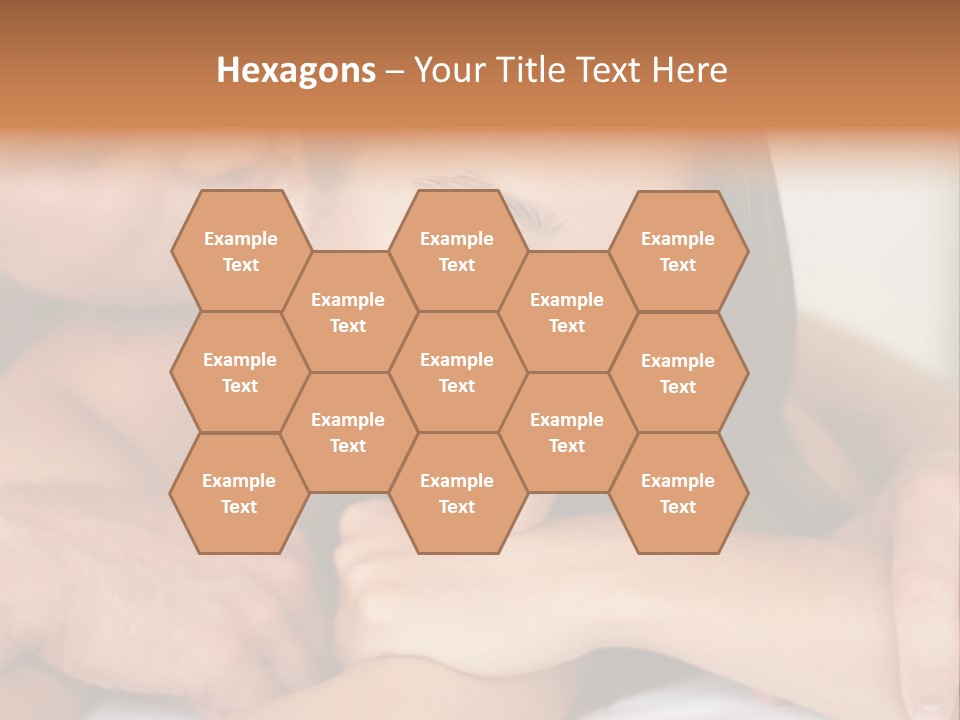 A Man And A Woman Laying On Top Of A Bed PowerPoint Template